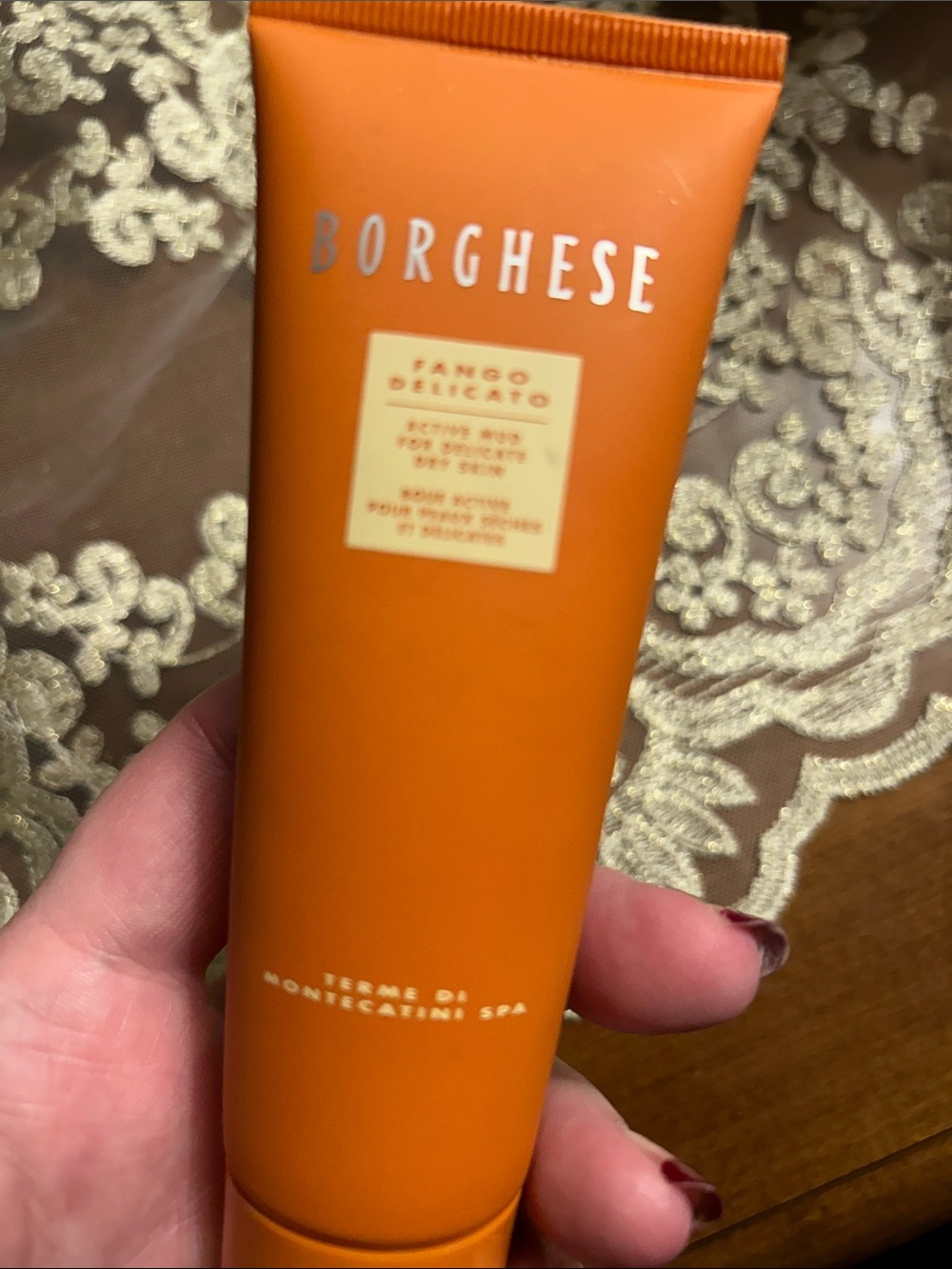 Borghese Fango Delicato skin Mask - Orange Tube. Unused